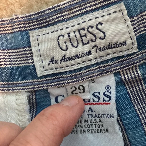 Guess denim Alexa  SKORT size 29 - Picture 3 of 11